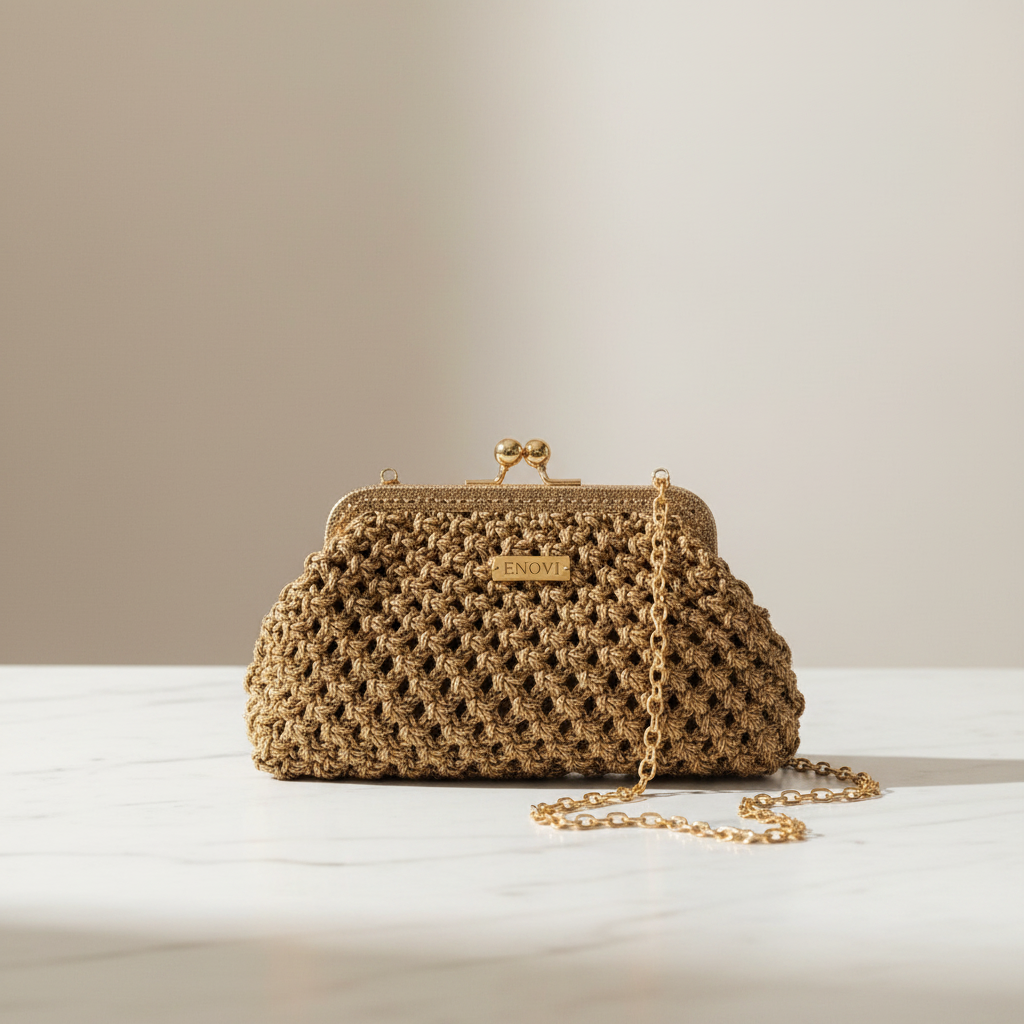 ÉCLAT Evening Clutch — fond neutre